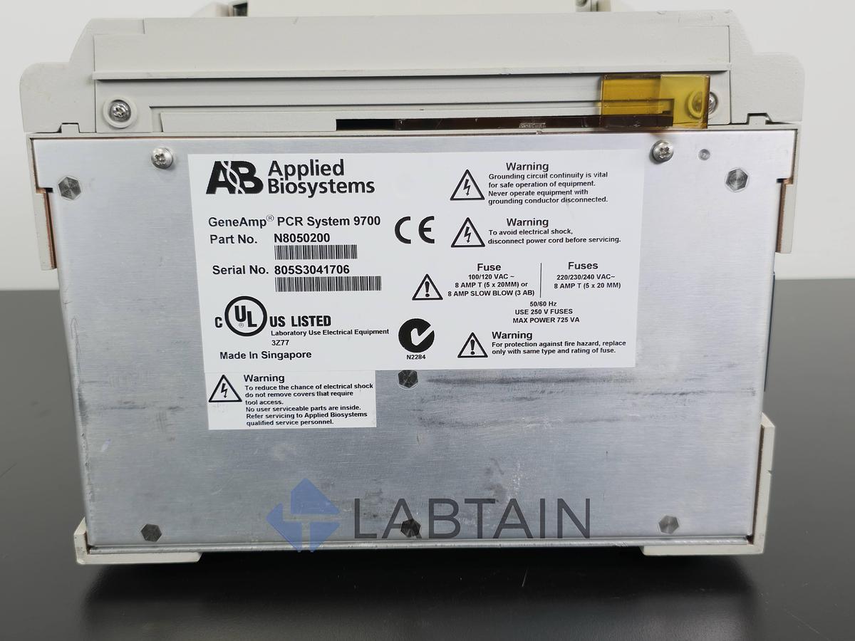 Used Applied Biosystems GeneAmp PCR System 9700 (96-Well) Used
