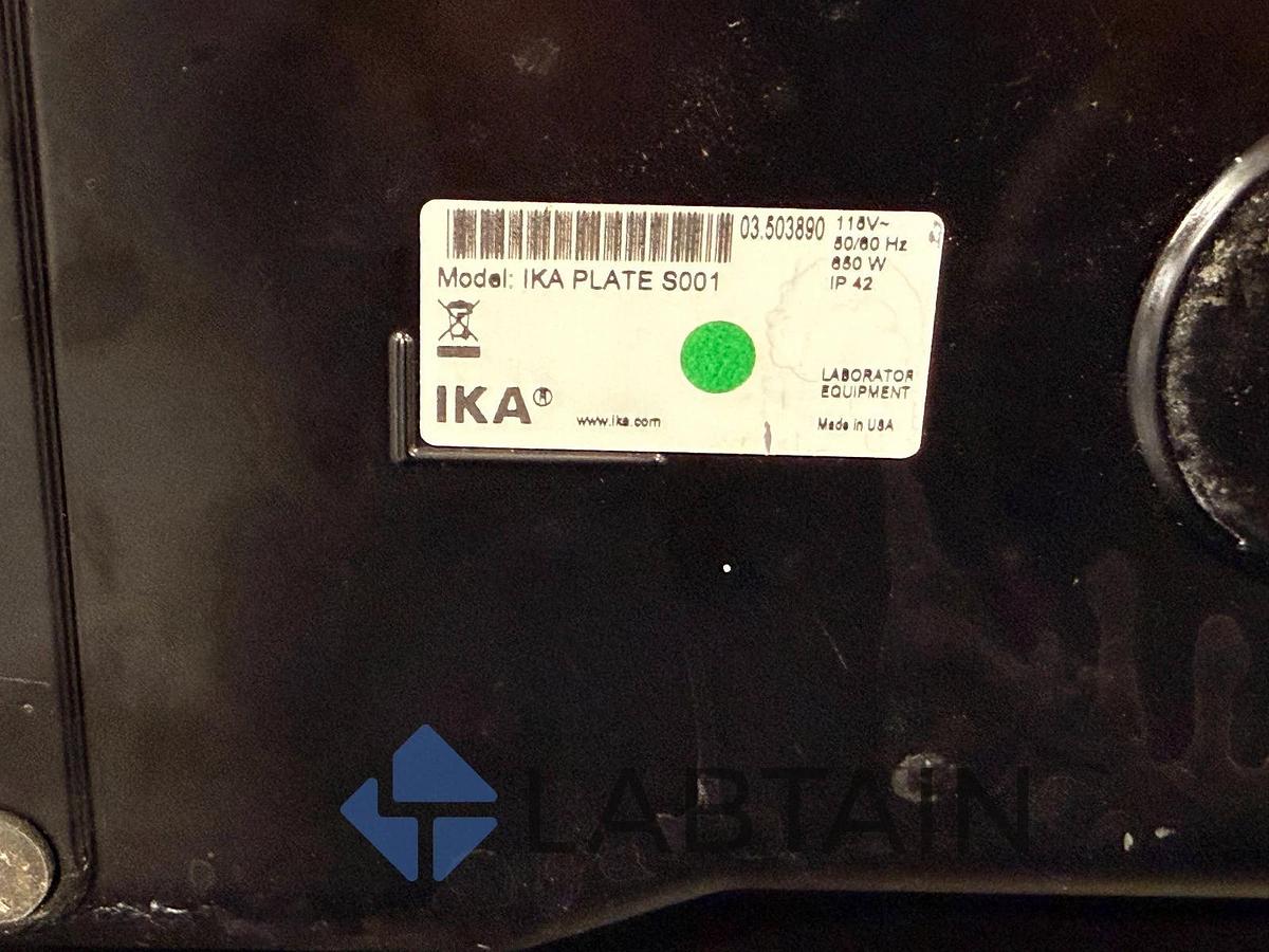 Used IKA PLATE S001 Digital Heating Magnetic Stirrer