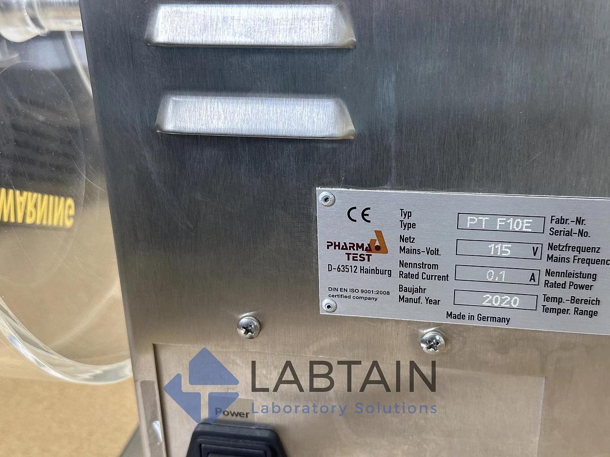 Used Pharma Test PTF10E Single-Drum Friability Test Instrument