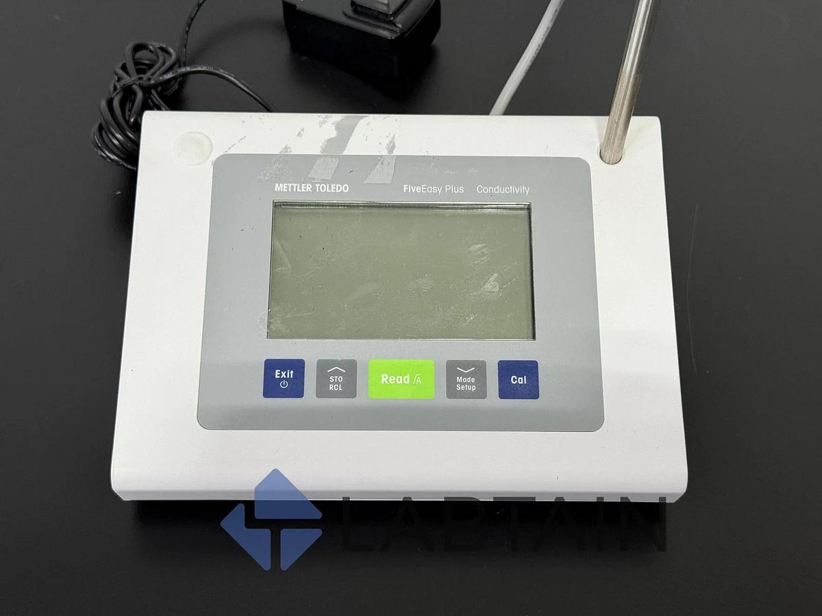 Used Mettler Toledo FiveEasy Plus FP30 Benchtop Conductivity Meter – pH – S/N C312875242 – Tested