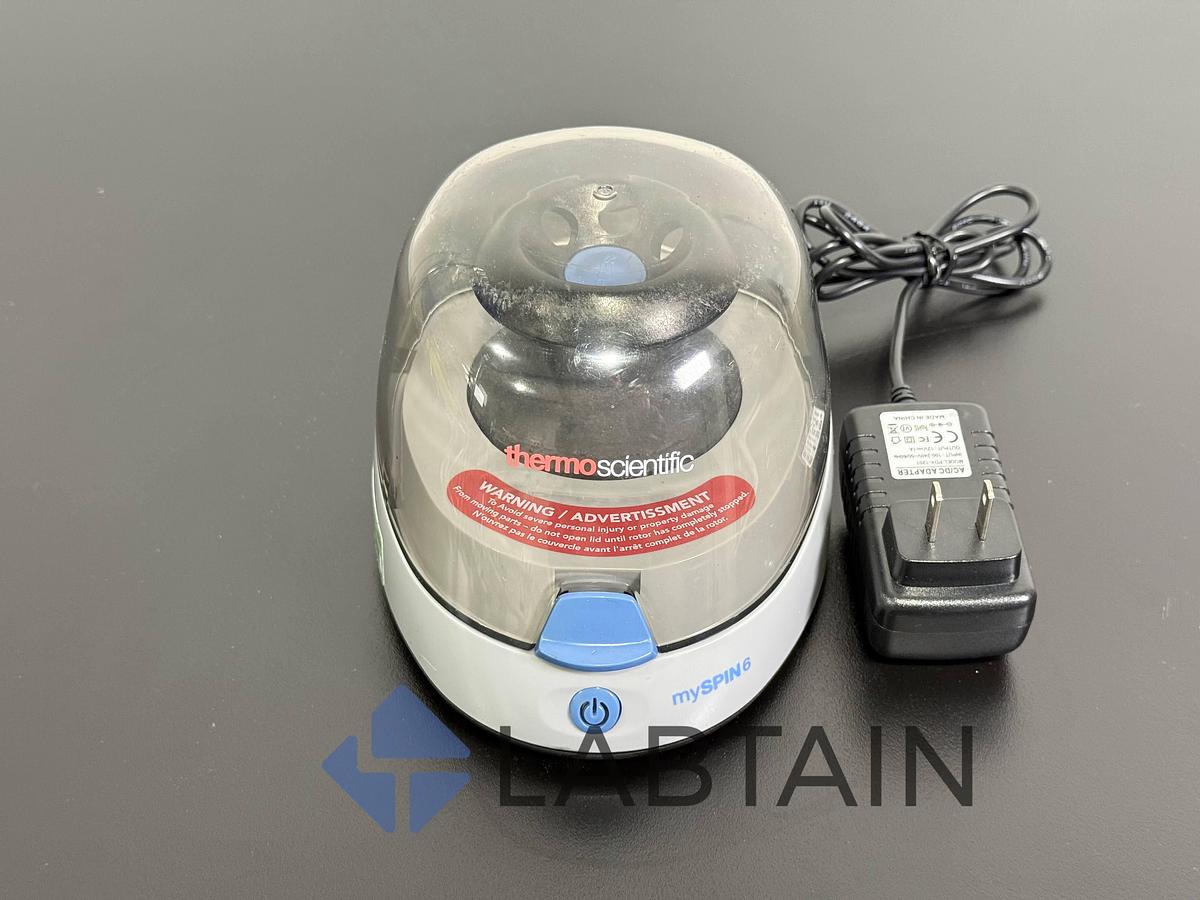 Used Thermo Scientific mySPIN 6 Mini Centrifuge – Compact Microtube Spinner – Used