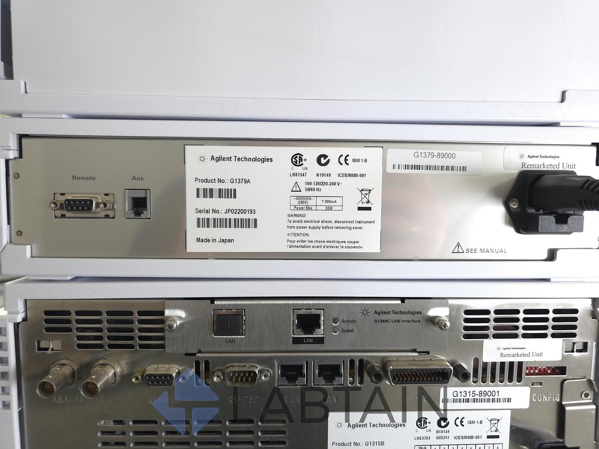 Used Agilent Technologies 1100 / 1200 Series Quaternary HPLC System Stack with OpenLab ChemStation Used