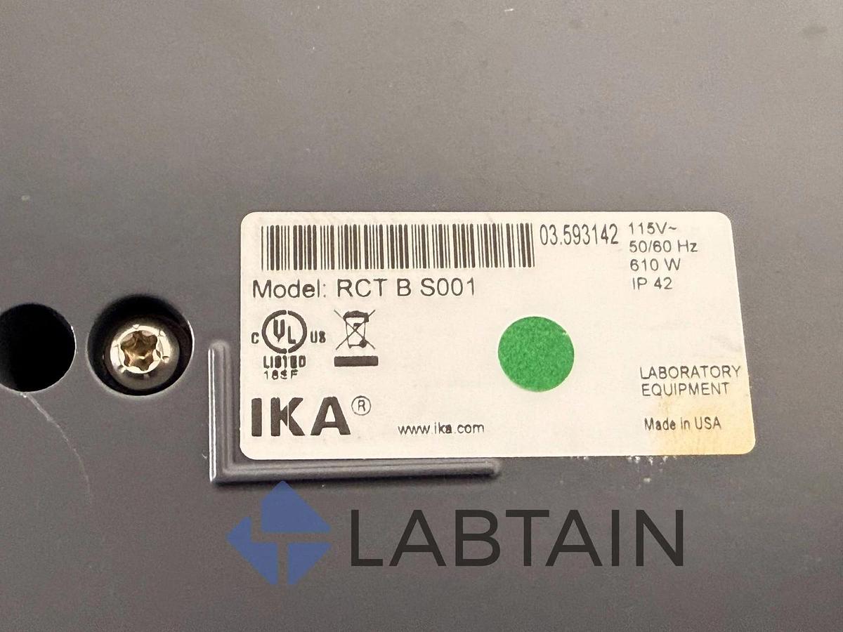 Used IKA RCT Basic S001 Magnetic Hotplate Stirrer + ETs-D5 Temp Sensor | 03.593142