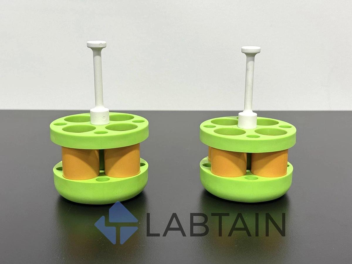 Used Bechman Coulter SX-4570 Round Bucket Adapter 4x50ml Round Bottom Set of 2