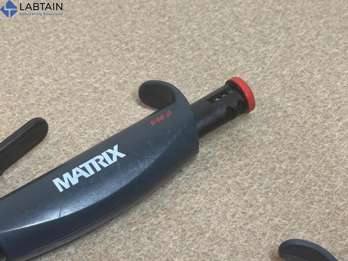 Used 2x] Matrix/CappAero 5-50uL 16-Channel Pipette | Multi-Channel