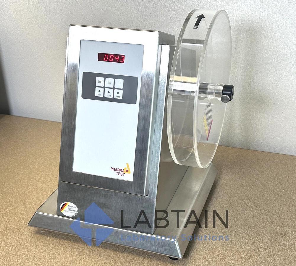 Used Pharma Test PTF10E Single-Drum Friability Test Instrument