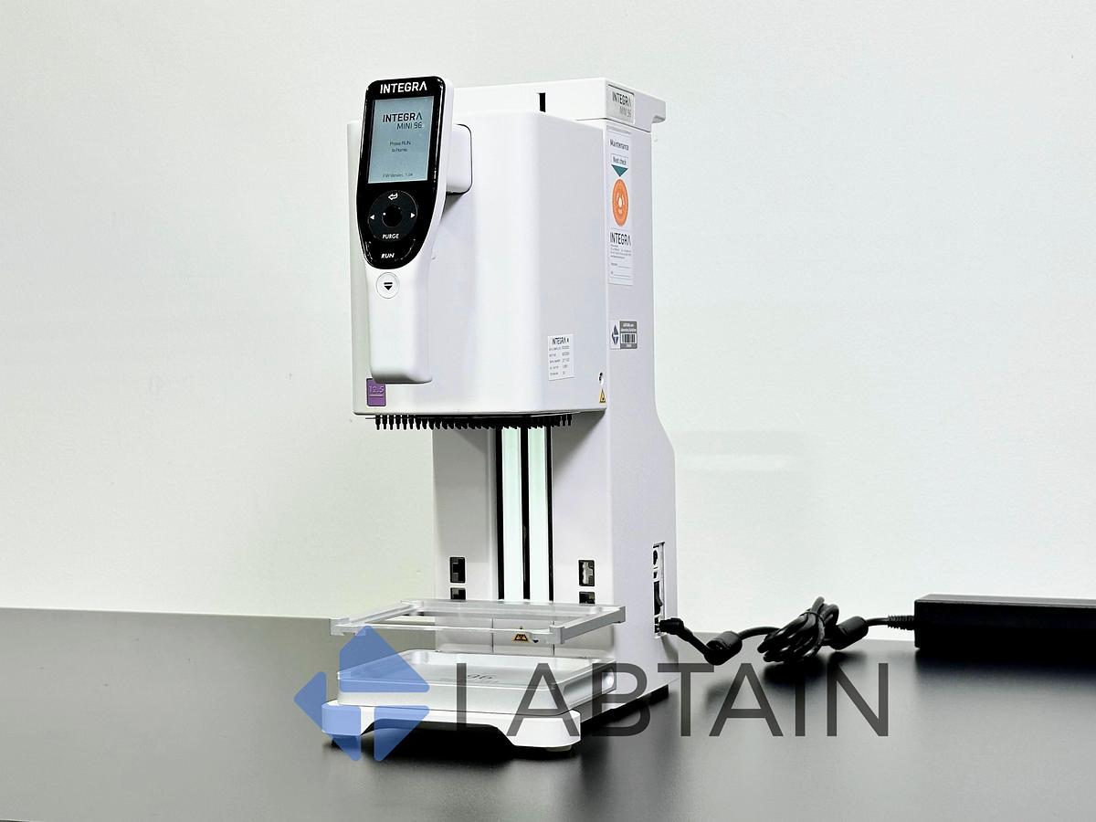 Used Integra VIAFLO 96 Electronic 96-Channel Handheld Pipette w/ 1250 µL Head – P/N 4801 – S/N 22111332 – Tested