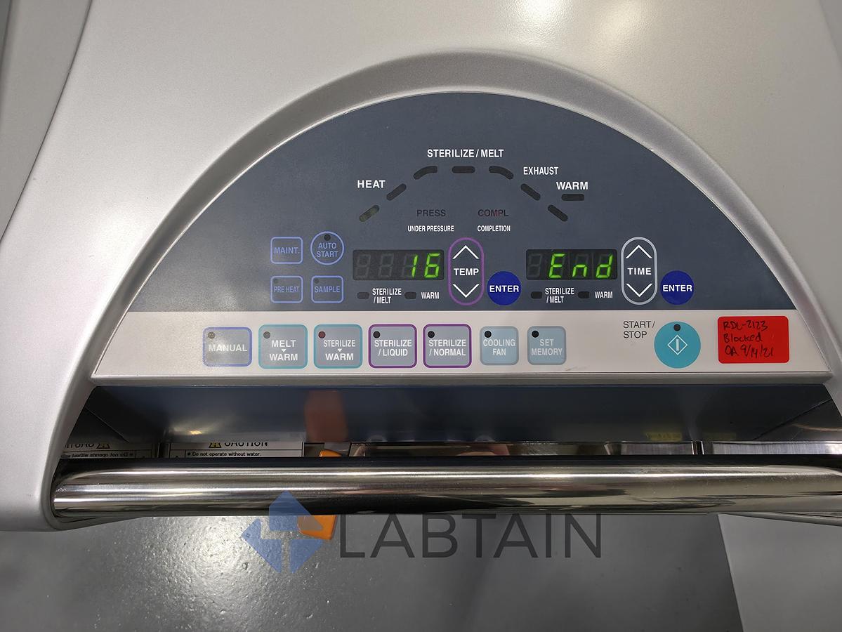 Used Yamato SN300 Top-Loading Laboratory Autoclave (32L) with Stainless Basket - Tested & Working