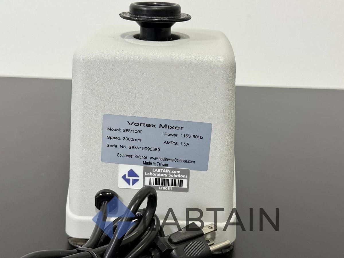 Used Southwest Science Vortex Mixer - Model SBV1000 - 3000 RPM | SBV-19090589