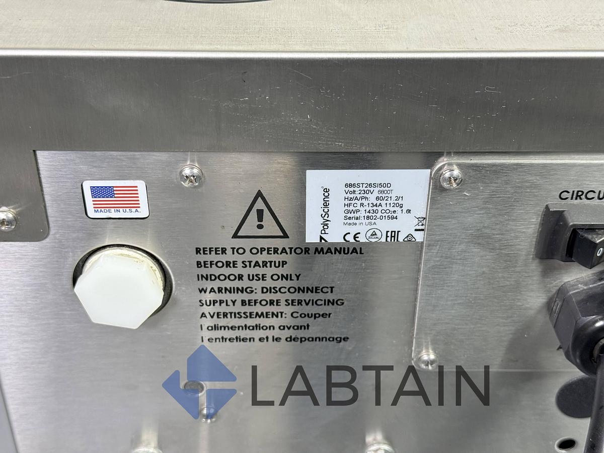 Used PolyScience 6860 Series Chiller/Heater – Refrigerated Circulator – Heating & Cooling Bath – Used