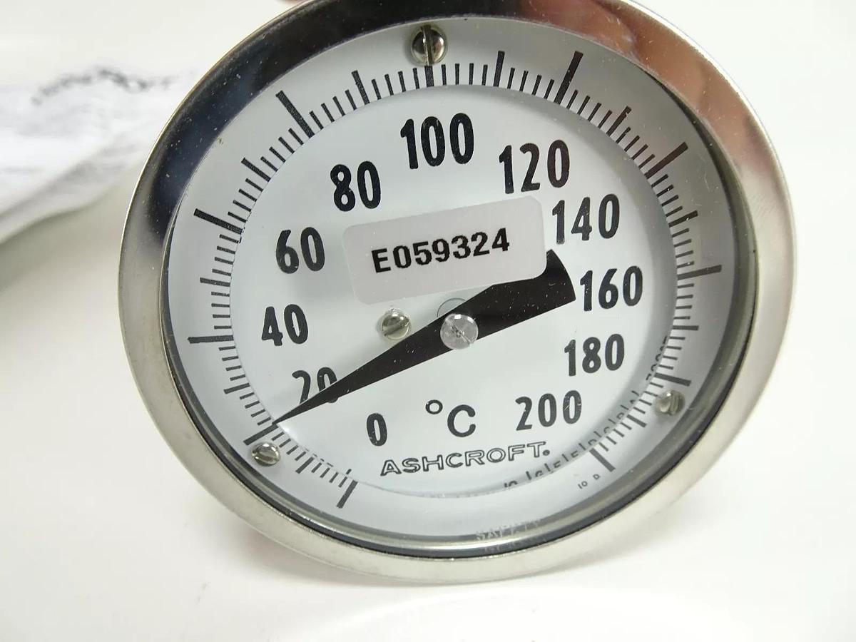 ASHCROFT Bimetal Thermometer with Everyangle Connector 30EI60E090XC4SG