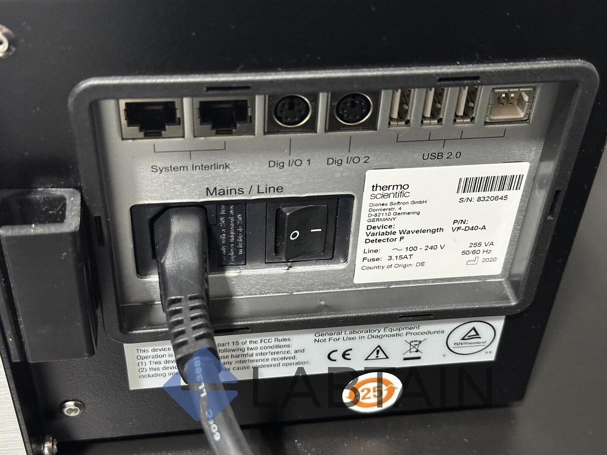 Used Thermo Scientific VWD Variable Wavelength Detector F | VF-D40-A