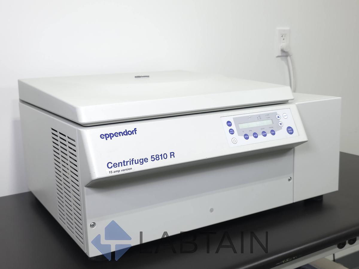 Used Eppendorf Centrifuge 5810 R w/ A-2-DWP Plate Rotor Used (Defective Cooling)