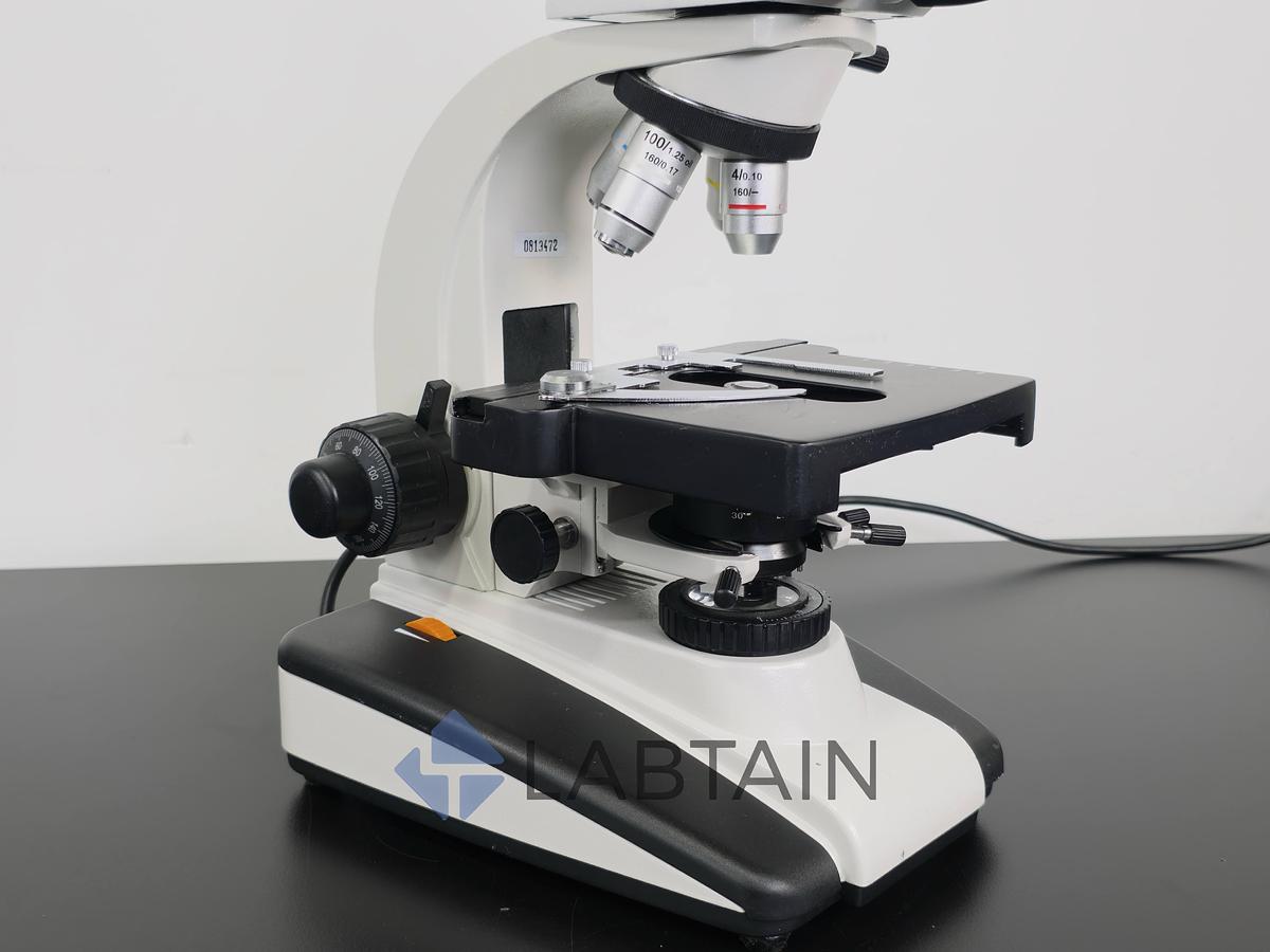 Used OEM Trinocular Compound Brightfield Microscope 40X-1000X (w/ Reticle Eyepiece)