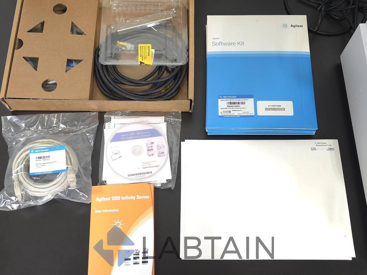 Used Agilent Technologies 1100 / 1200 Series Quaternary HPLC System Stack with OpenLab ChemStation Used