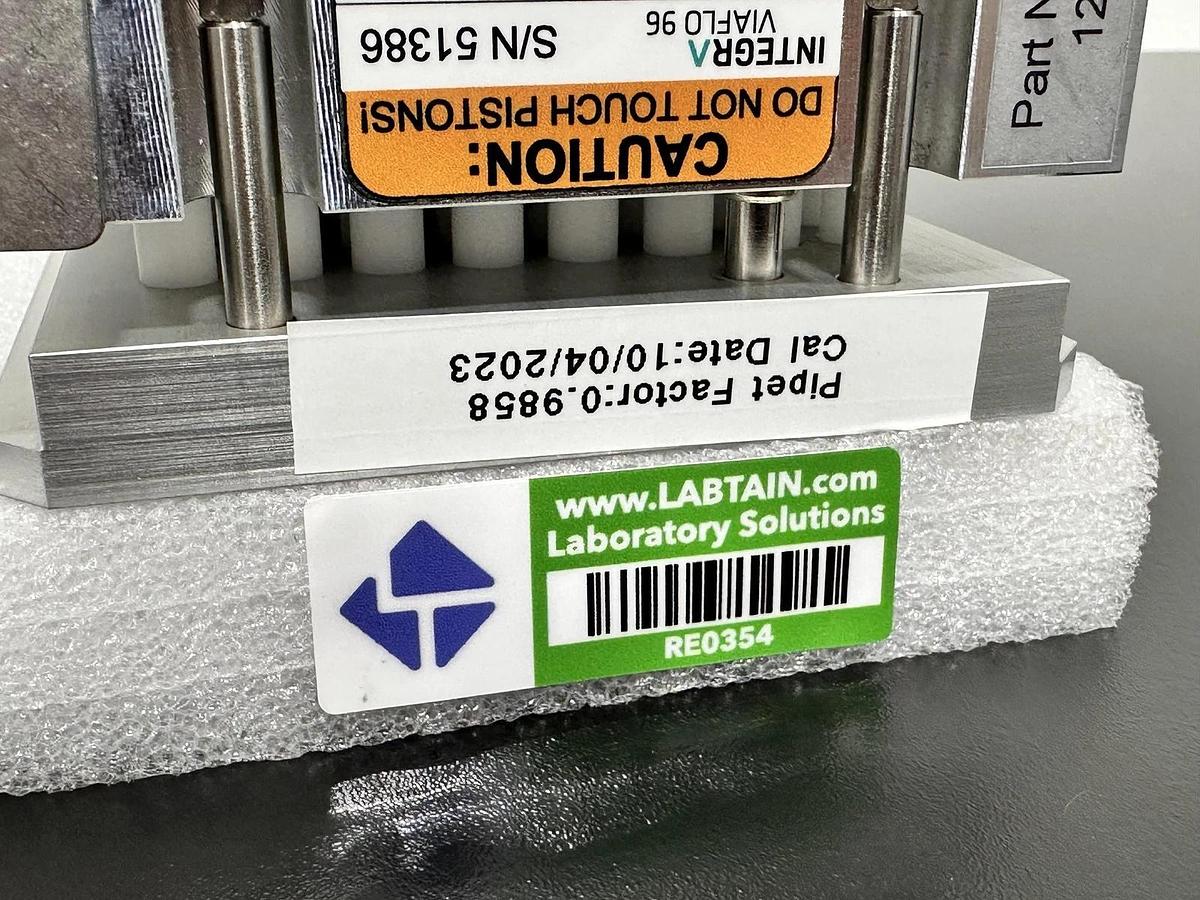 Used Integra VIAFLO 96 Pipetting Head – 96 Channel 1250 µL – P/N 6104 – Tested