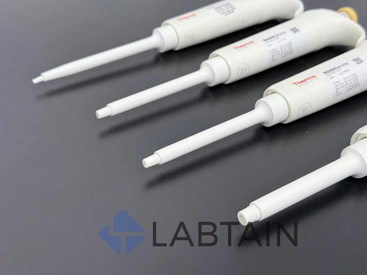 Used Lot of 4 Thermo Scientific Matrix / Rainin Manual Pipettes - Adjustable Volume