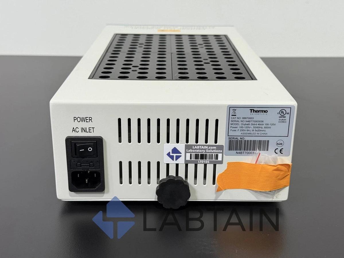 Used Thermo Scientific Drybath Standard 4 Block Heating Block Incubator |CAT# 8887003