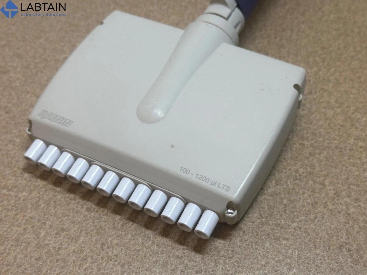 Used Rainin Pipet-Lite LTS L-1200 | 100-1200uL | 12-Channel Pipette w/Warranty * NICE
