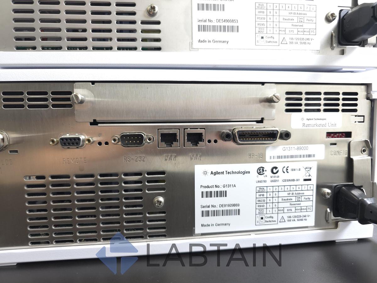 Used Agilent Technologies 1100 / 1200 Series Quaternary HPLC System Stack with OpenLab ChemStation Used