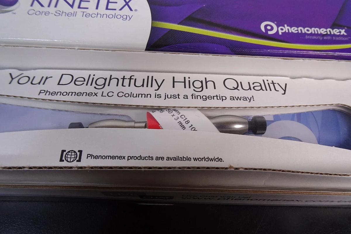 Phenomenex KINETEX | 00B-4475-Y0 | LC Column | 50X3mm 1.7 um C18 100 A |