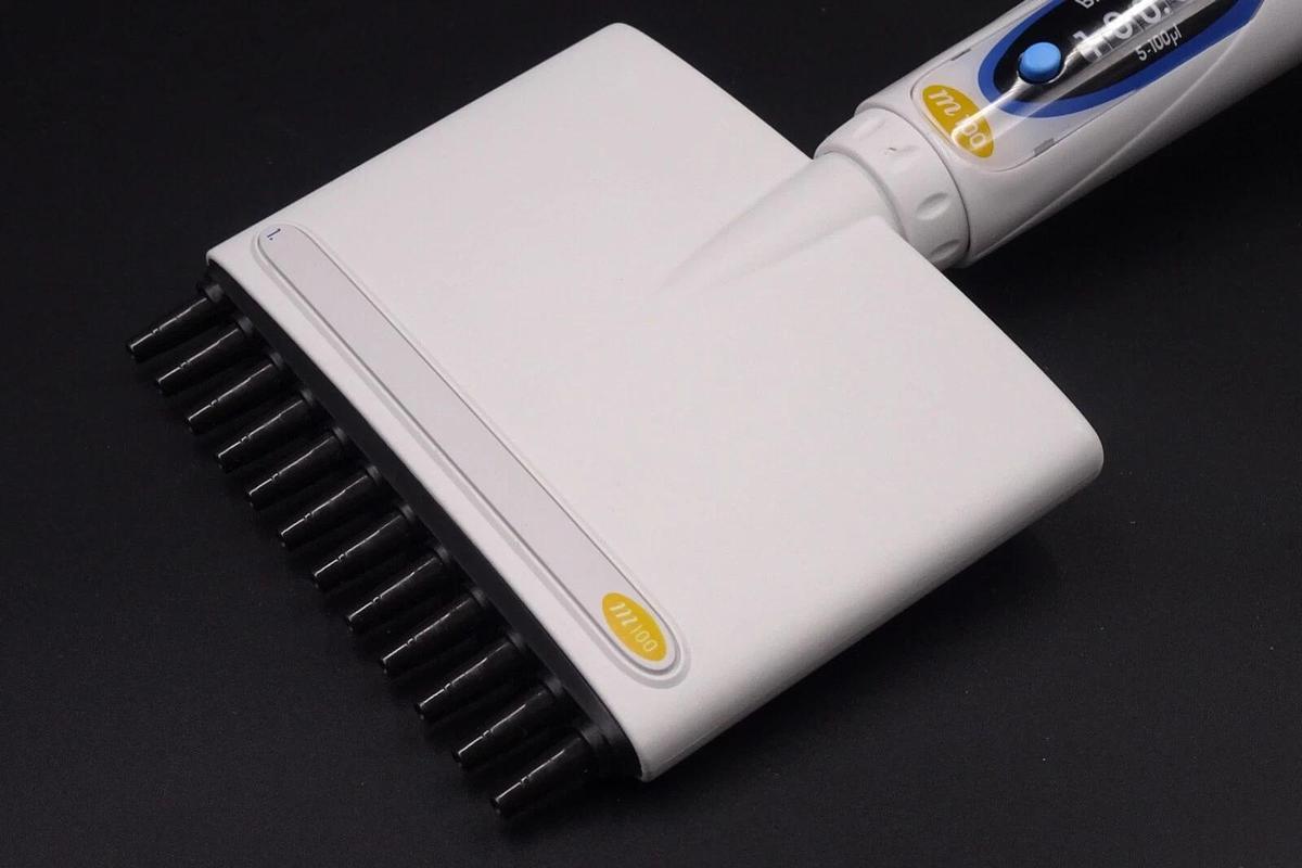 Used Sartorius/BIOHIT m100 Manual 12-Channel Pipette | 5-100uL