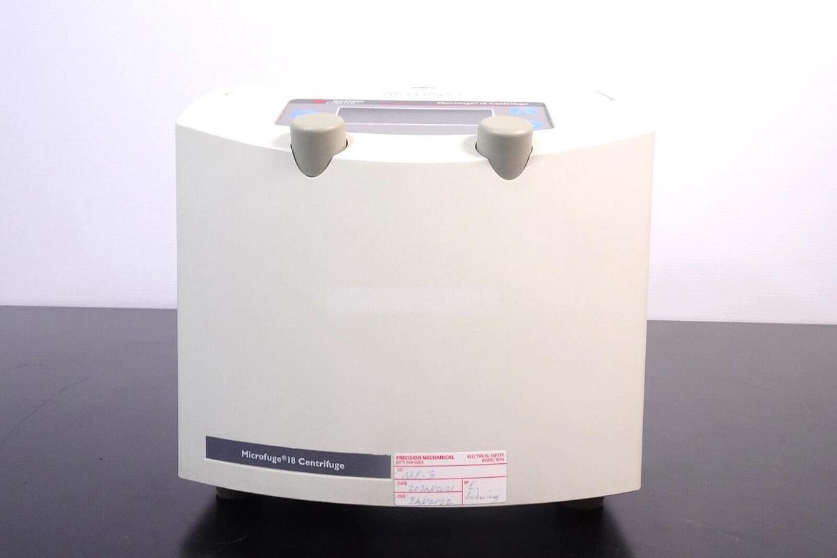 Used Beckman Coulter Microfuge 18 Centrifuge 367160 – Tested