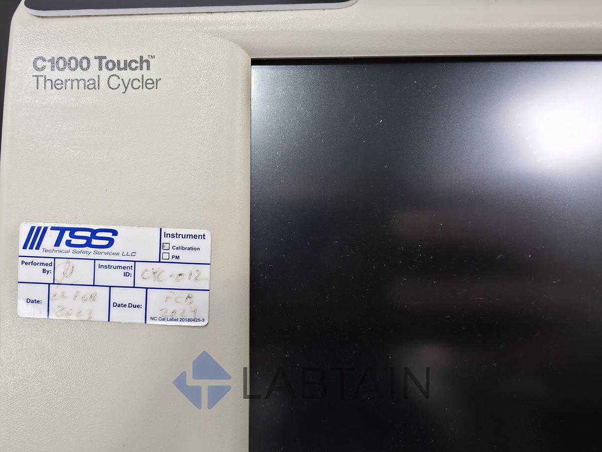 Used Bio-Rad C1000 Touch Thermal Cycler with 96-Well Fast Reaction Module RN113236 - 22,133 Total Run Hours - Tested & Functional