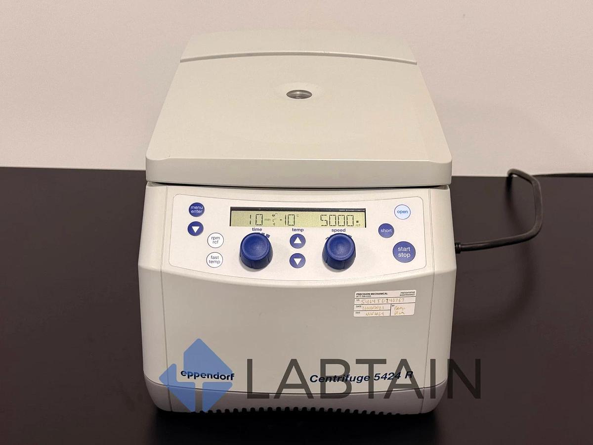 Used Eppendorf 5424R Refrigerated Centrifuge w/ FA-45-24-11 Rotor – 5424/5424R – Tested