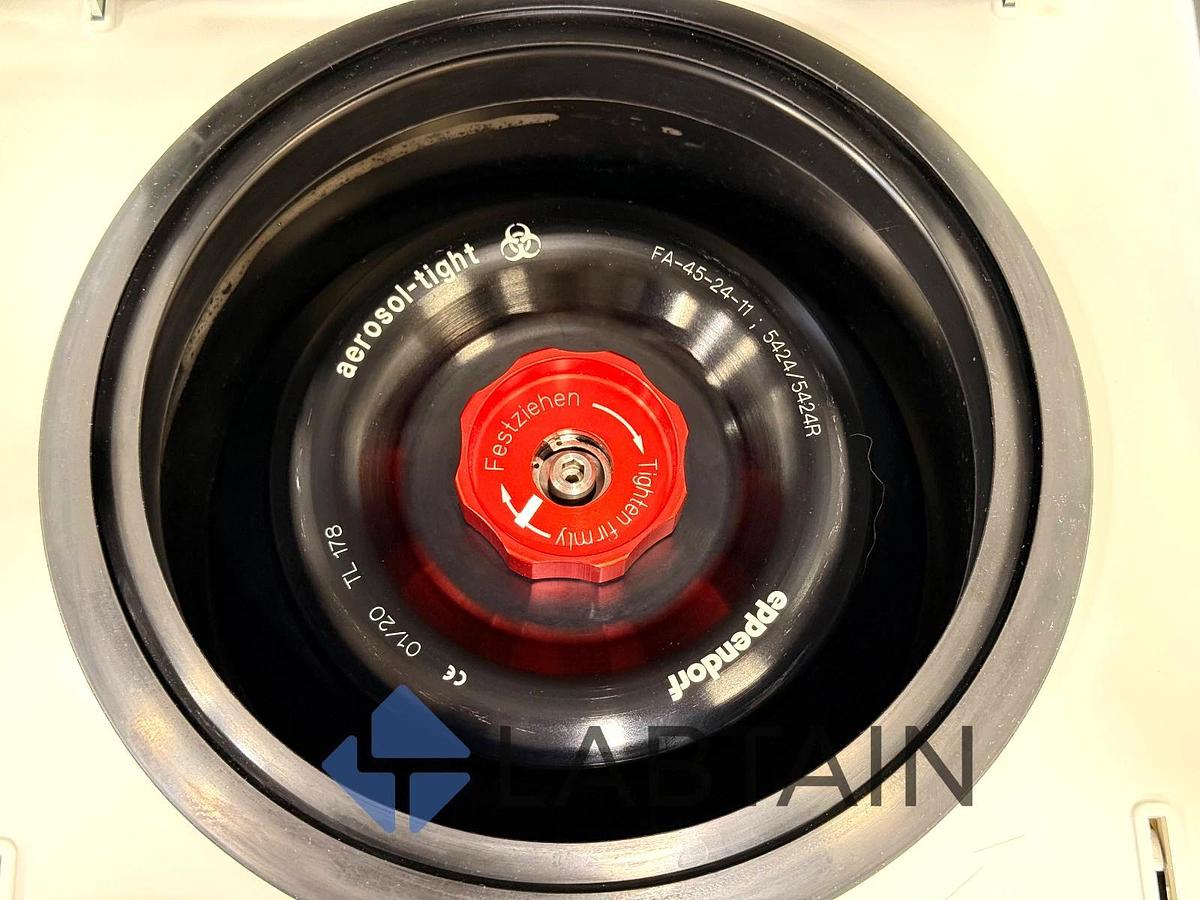 Used Eppendorf 5424R Refrigerated Centrifuge w/ FA-45-24-11 Rotor – 5424/5424R – Tested