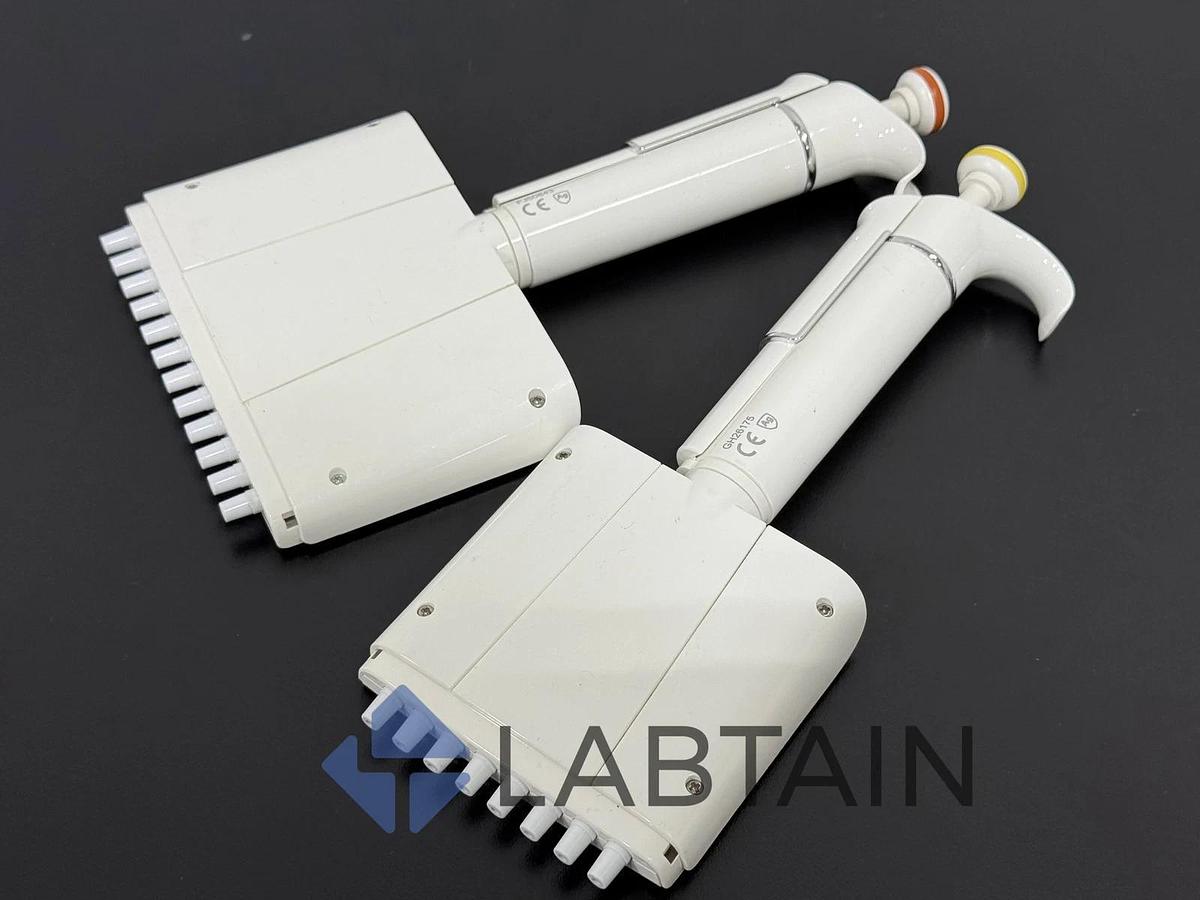 Used Lot of 2 Thermo Scientific Finnpipette F1 Manual Pipettes 5-50ul and 30-300ul