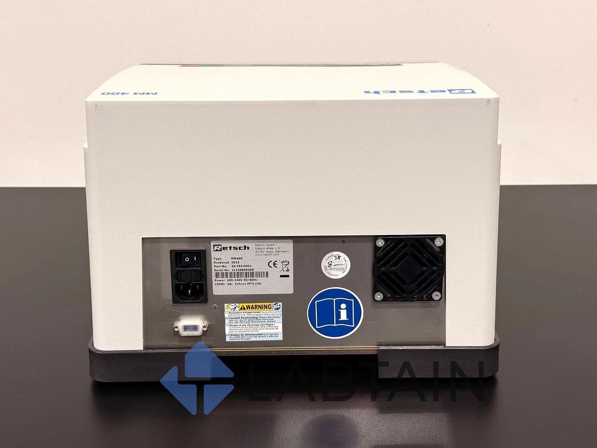 Used Retsch MM 400 Mixer Mill | P/N 20.745.0001