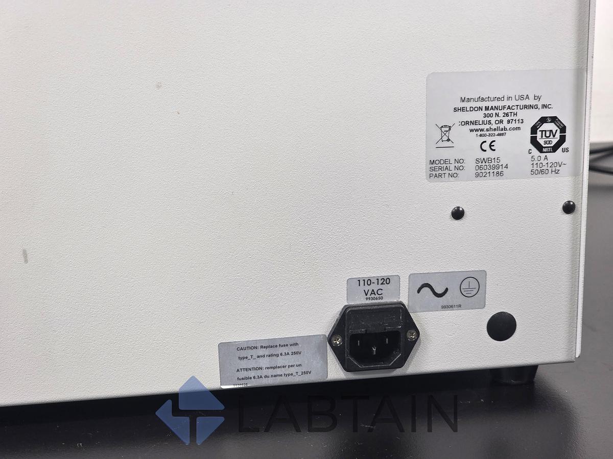 Used Shel Lab SWB15 15L Digital Heated Water Bath Used