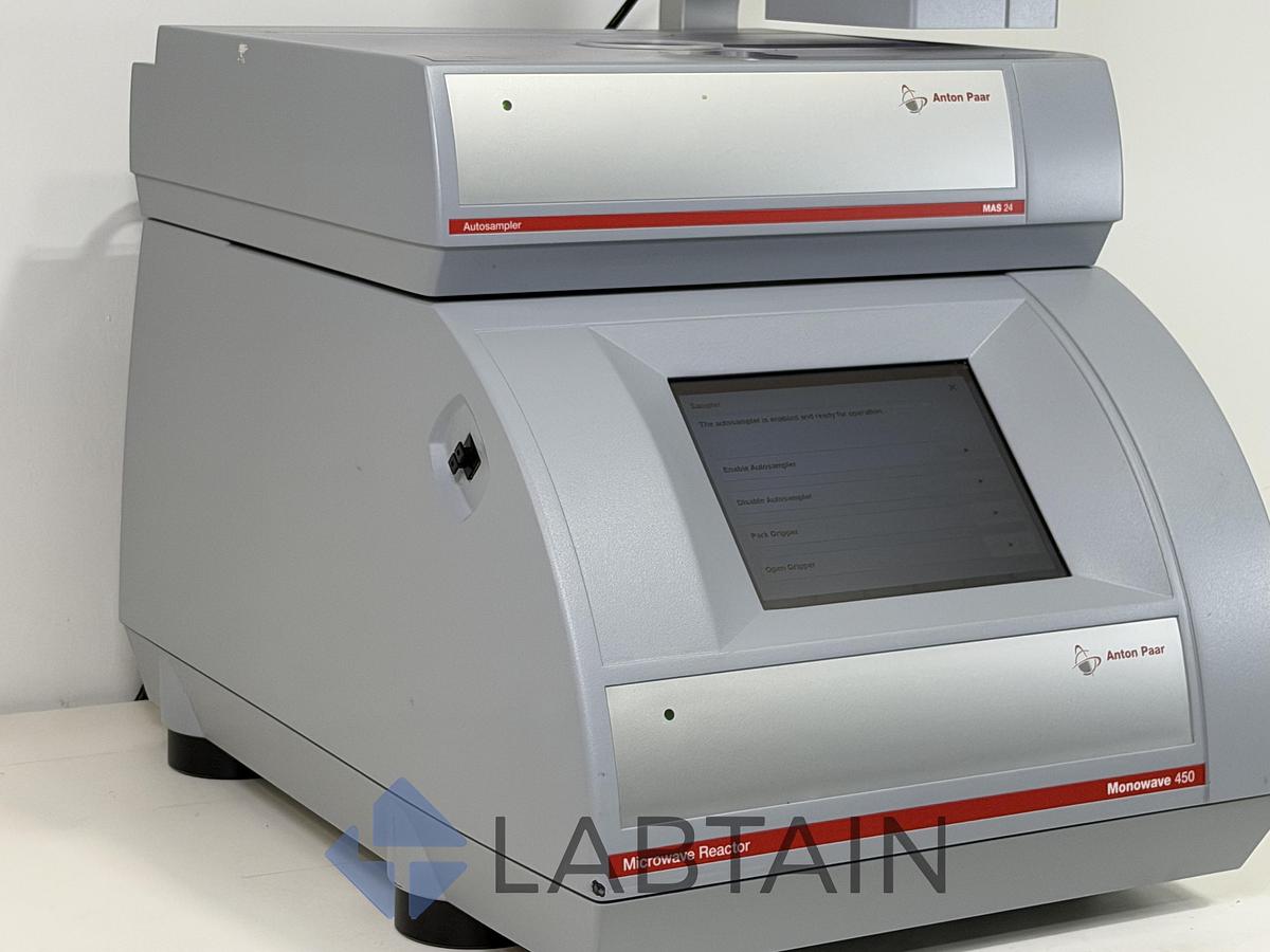 Used Anton Paar Monowave 450 Microwave Synthesis Reactor w/ MAS 24 Autosampler Used