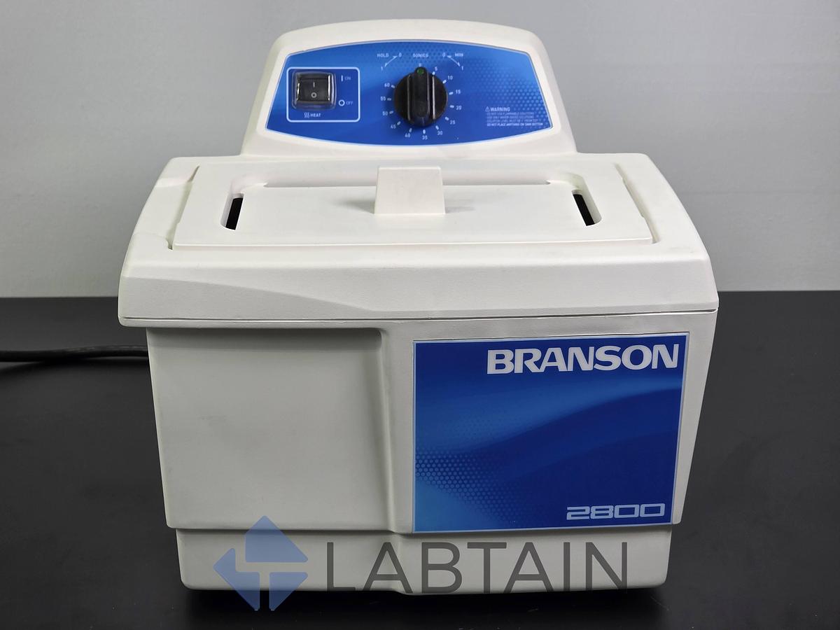 Used Branson M2800H Mechanical Heated Ultrasonic Cleaner (0.75 Gal) Used