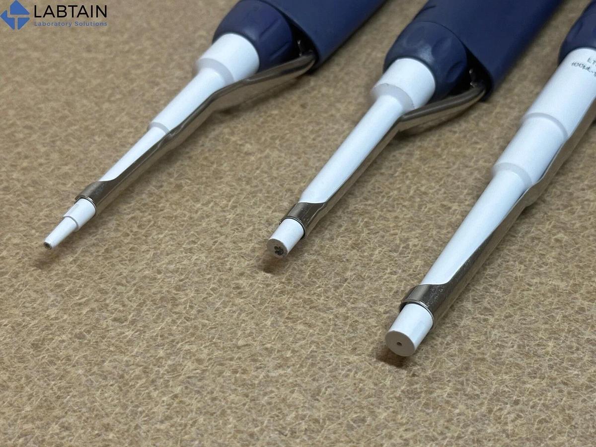 Used 3x } Rainin Pipet-Lite LTS Single Pipette Set | L1000,L200,L20 | 2uL- 1000uL