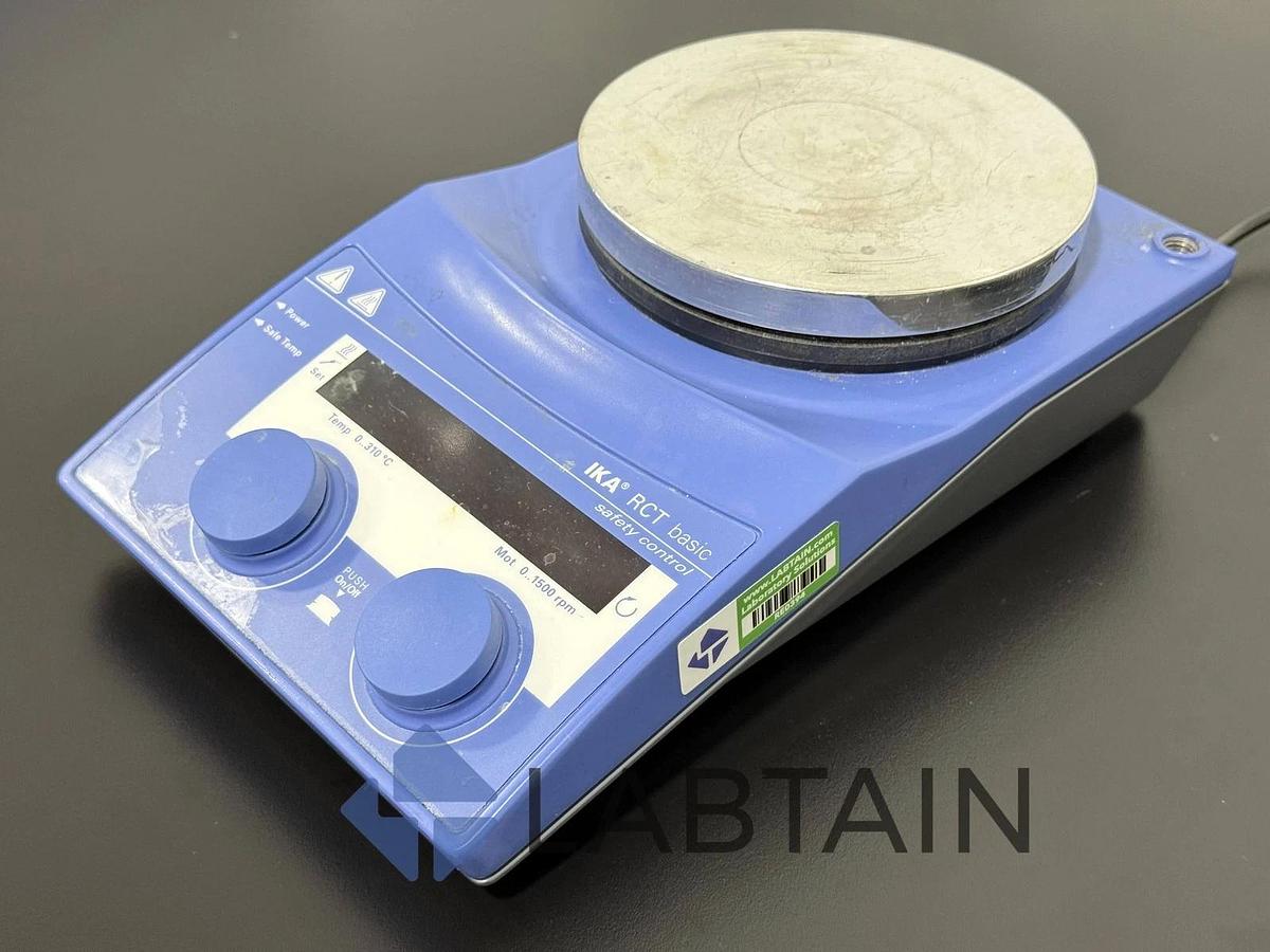Used IKA RCT Basic S001 Magnetic Hotplate Stirrer + ETs-D5 Temp Sensor | 03.593142