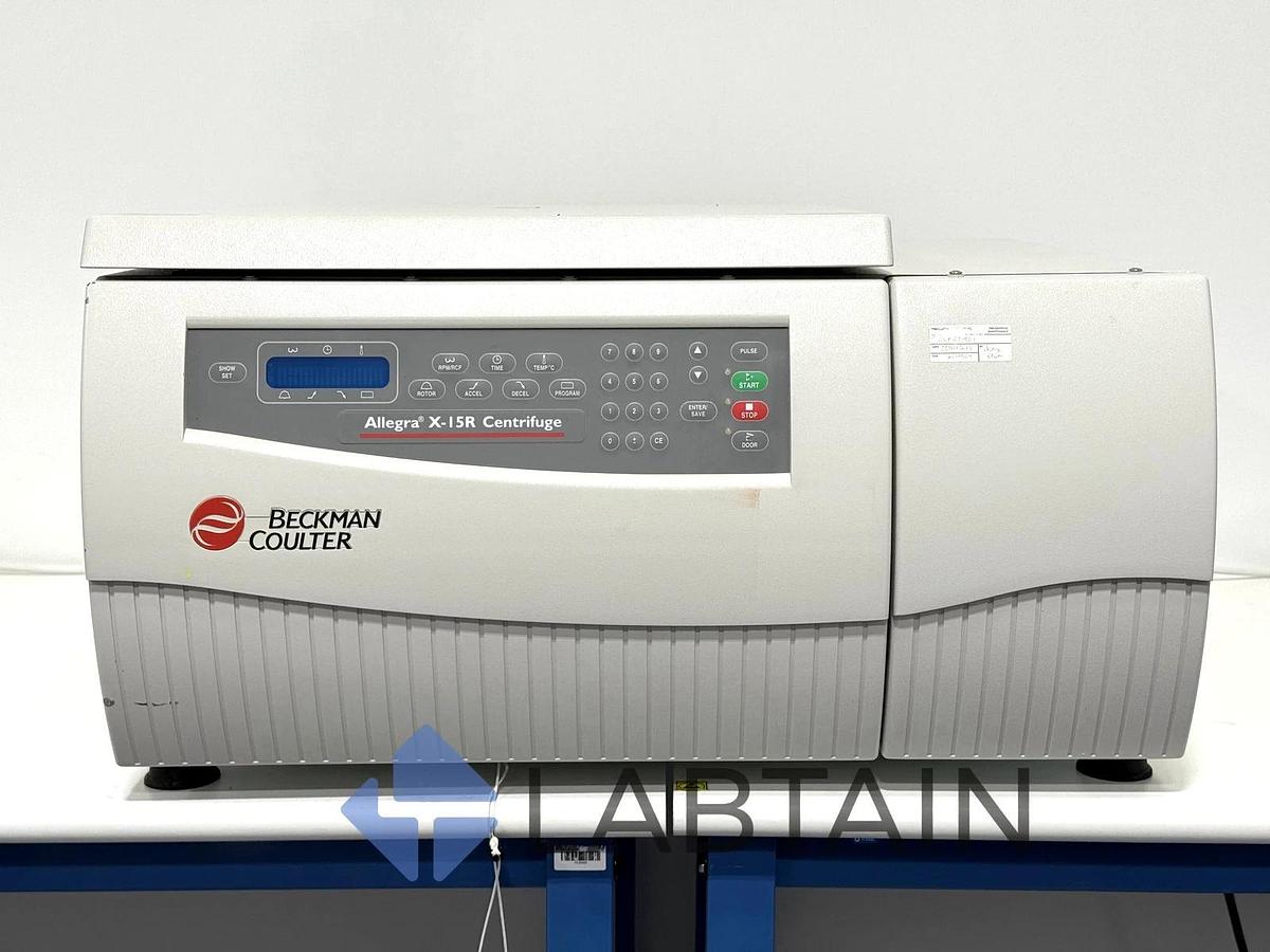 Used Beckman Coulter Allegra X-15R Refrigerated Centrifuge w/ SX4750A Rotor – Tested