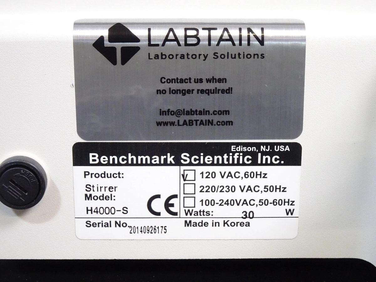 Used Benchmark Scientific Stirrer H4000-S