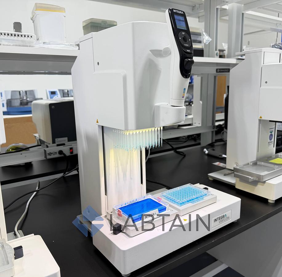 Used INTEGRA VIAFLO 96 Electronic Pipette System w/ 125µL Head Used/Tested