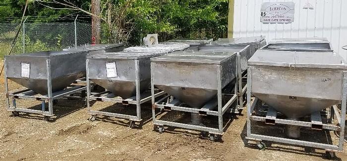 Used Used approximately 30 cu.ft. Stainless Steel tote tank (~225 gal)