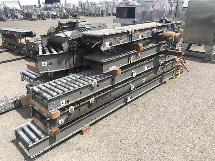 Used Hytrol 300 Feet x 18" Wide Powered Roller Case Conveyor