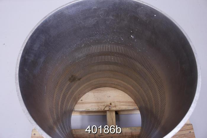 Used Bird 100 Pressure Screen Basket #40186