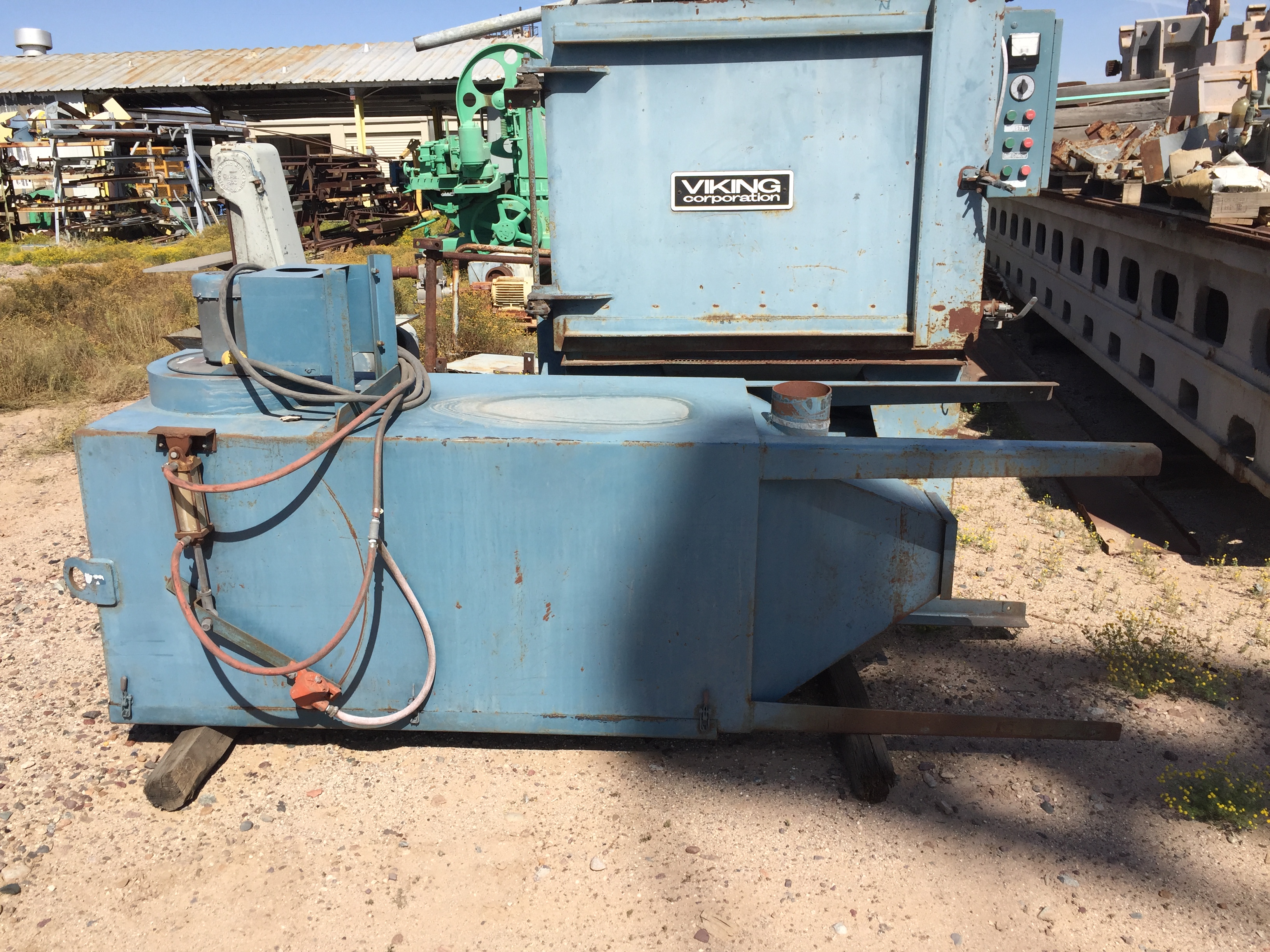 Used Viking Rolling cage blast machine