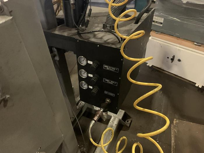 Used LABEL-AIR INC. LABEL APPLICATOR