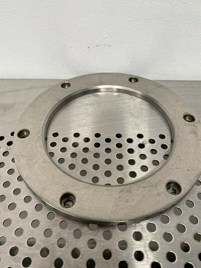 Used Circular 6" Sight Glass w/ Stainless Steel Frame