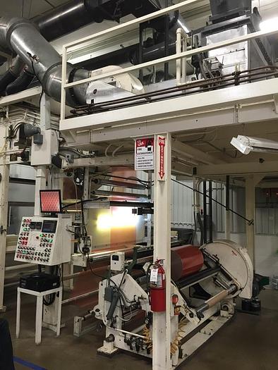 Used 54" PCMC 6 COLOR FLEXOGRAPHIC PRESS - STILL RUNNING - UPDATED APPX 2016