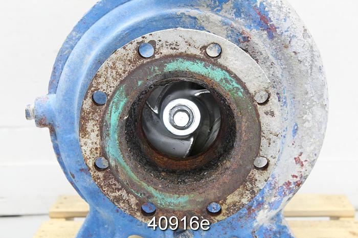 Used Goulds 3175 3x6x12, Iron Casing, 3-Vane SS Impeller #40916
