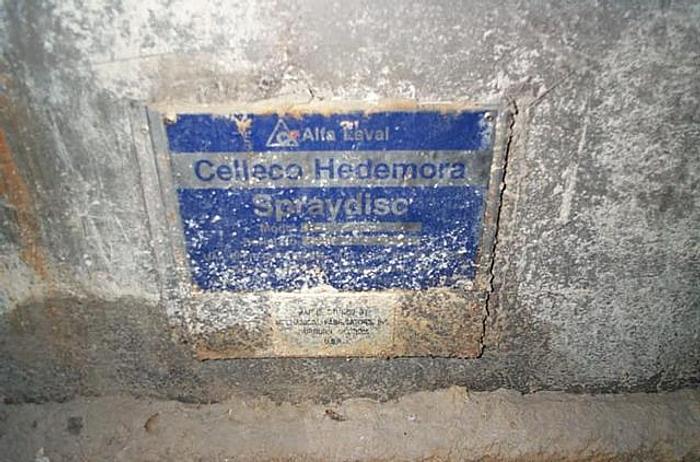 Used Celleco Hedemora SD2 Spray Disc Filter, 2600 Gpm Max, 10 Hp #15369