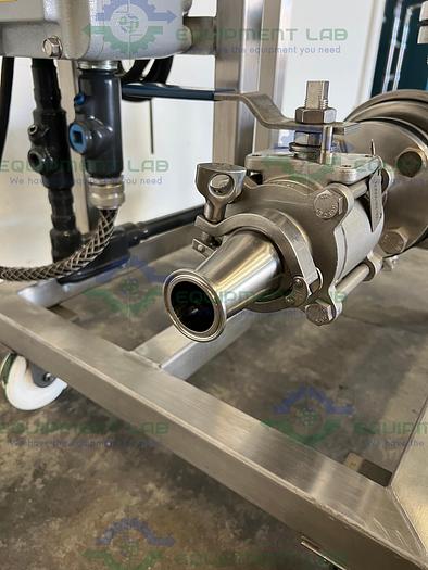 Used Centrifugal Pump 2" x 1.5"   w/ Baldor BW455453 2HP Motor, Drive, Flow Meter